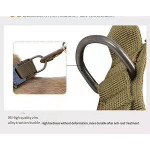 <span class=keywords><strong>Collar</strong></span> de Perro Antiguo de 3.8cm para Perros Grandes, para Senderismo y Entrenamiento al Aire Libre, Color Verde, Hebilla de Metal, <span class=keywords><strong>Collar</strong></span> Táctico de Nailon Resistente con Asa - Product Image 5