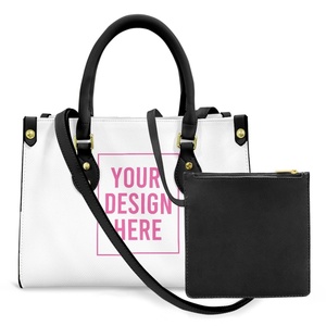 Bolso de Mano Personalizado con Logotipo 2024, Bolso de Mano de PU para Mujer con Estampado de Flores Lei Masculinas, Equipado con Carteras - Product Image 6