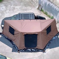 Auvent latéral de voiture à 180 degrés avec éclairage LED, auvent autoportant LED à 180 degrés pour 4x4 tout-terrain