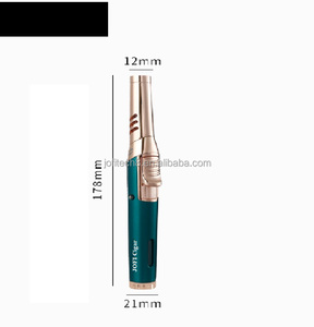 Briquet torche métallique puissant coupe-vent à gaz butane, flamme bleue gonflable pour barbecue extérieur, cuisine et soudure - Product Image 4