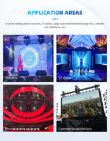 Écran LED Pixel APexls Z P2.6 P2.9 P3.9 500x500mm, Écran LED Extérieur Étanche, Location pour Mariage, Fond de Scène, Mur Vidéo LED