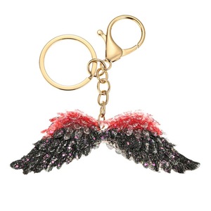 Flashing Luminous Firefly <b>Angel</b> Wings Resin Keychain Pendant Glitter Car Bag Hanging <b>Ornament</b> Accessories - Product Image 6
