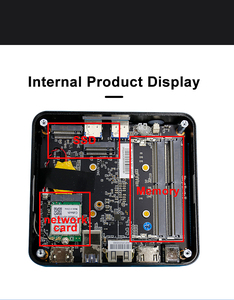 新しいAMD Ryzen <span class=keywords><strong>5</strong></span> 3500HミニPC 4コア3.7GHz Radeon Vega 8グラフィックスDDR4 M.2 SSDデジタルサイネージライトゲーム - Product Image 6