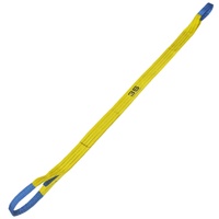 Sangles de levage en polyester robustes EN 1492-1 2T, conception plate, sangles robustes pour le levage industriel