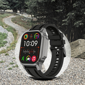 Montre connectée carrée Bw0667 1,96 pouces TFT Android & iOS, boîtier en alliage, appels Bluetooth, suivi d'activité, étanche, unisexe - Product Image 3