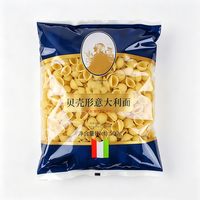 Film d'emballage laminé souple de qualité alimentaire imprimé sur mesure pour pâtes, spaghetti et macaronis, avec haute barrière anti-humidité