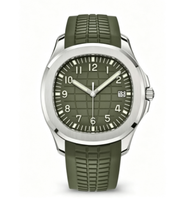 Montre-bracelet mécanique automatique pour hommes, chiffres lumineux, affichage de la Date, bracelet en caoutchouc étanche, montre d'affaires décontractée