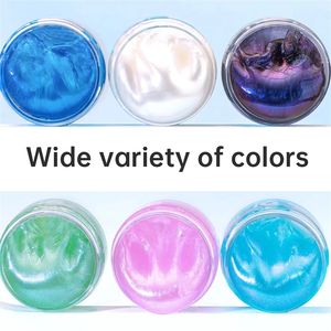 Kit de <span class=keywords><strong>slime</strong></span> en cube, 24 couleurs, pâte à modeler élastique anti-adhésive, jouets de décompression pour enfants, cadeaux pour garçons et filles - Product Image 6