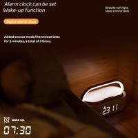 Speaker White Noise Radio FM Lampu Ambient RGB Pengisian Daya Nirkabel Tipe-C Multi-Fungsi Kamar Tidur Rumah OEM