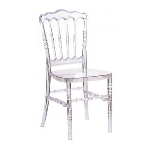 <span class=keywords><strong>Silla</strong></span> <span class=keywords><strong>Tiffany</strong></span> de Plástico Transparente Apilable de Policarbonato Cristalino con Cojín, de Fábrica en Foshan - Product Image 2