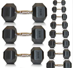 Gang Thiết Bị Tập Thể Dục Cao Su Dumbbell/Cao Su Hex Dumbbell