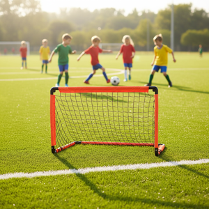 <span class=keywords><strong>But</strong></span> de football portable de haute qualité blanc/orange en PVC 60x45cm, sans installation requise, pour entraînement en extérieur - Product Image 3
