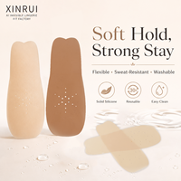 En gros, Bandes adhésives pour poitrine en silicone respirant, réutilisables, effet liftant, pour robes dos nu et décolletés plongeants, Marque privée