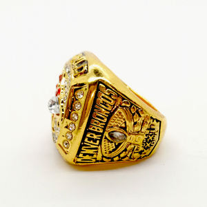 แหวนแชมป์เดนเวอร์ บรอนโกส์ ปี 1997 สำหรับผู้ชาย ชุบทองคำขาว ของที่ระลึก ของสะสม ของขวัญวันเกิด - Product Image 3