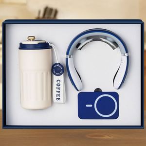 Promotional Product: Exquisite Business 3-in-1 Power Bank+Neck Massage Device+Cup Customized Logo Color Mobile Power Gift Set - Product Image 2