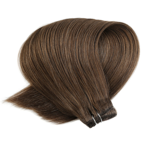 Extensiones de Cabello Humano con Clip K.SWIGS, Cabello Indio Remy de Doble Trama, Teñido en Negro Marrón Ombre, Cabello Largo y Liso - Product Image 6