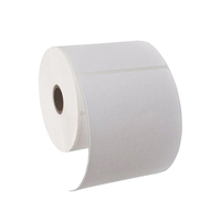 Étiquettes d'emballage de rouleau d'autocollant adhésif blanc zèbre de haute qualité pour l'utilisation d'exposition de supermarché d'épicerie de Promotion