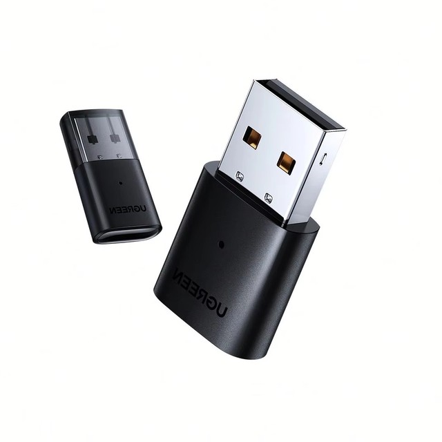 UGREEN USB Bluetooth Adapter for PC Bluetooth 5.0 Receiver Dongle Mini Size Wireless Computer Adapter