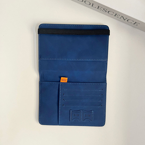 PU cuir Rfid solide passeport sac <span class=keywords><strong>famille</strong></span> voyage portefeuille passeport couverture avec poche certificat sacs étui <span class=keywords><strong>livret</strong></span> porte-passeport - Product Image 6