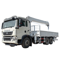 Camion-grue mobile d'occasion/neuf de haute qualité, 15 tonnes, flèche hydraulique droite, HOWO 6x4, moteur Weichai 371 ch, à vendre