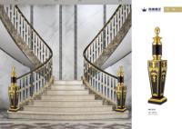 Main courante intérieure en aluminium pour hall d'hôtel et villa, balustrade moderne, rampes d'escalier résistantes à la corrosion, faciles à installer