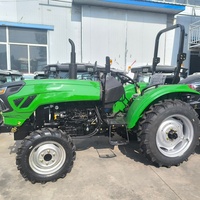 50 PS 4WD Mini-Traktor mit ROPS-Überrollschutzrahmen, Kompaktes Design für Kleinbauernhöfe, Rasen- und Gartenpflege