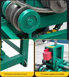 Petite cintreuse de tuyau ronde circulaire électrique de 63mm 76mm/machine à cintrer d'arc en spirale de tube rond - Product Image 5