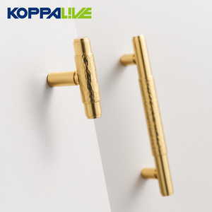 Koppalive Tay Cầm Bằng Đồng Thau Rèn Màu Vàng Kim Loại Hiện Đại Tay Cầm Tủ Ngăn Kéo Nhà Bếp Sang Trọng Kéo Cho Tủ Quần Áo - Product Image 4