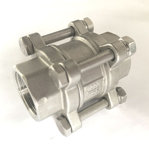 Acero inoxidable Ss 1000WOG Puerto completo 3PC Resorte Vertical Thetered Precio Válvula de retención sin retorno - Product Image 2