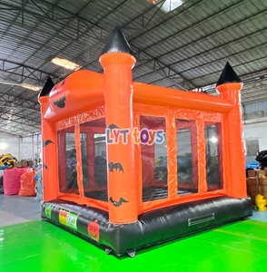 Casa Inflable Personalizada con Diseño de Halloween, Sin Plomo, <span class=keywords><strong>Castillo</strong></span> Inflable para Eventos Promocionales y Ferias de Diversión - Product Image 2