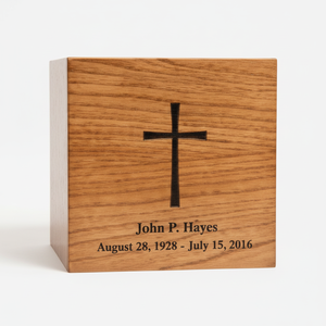 โกศไม้เผาศพสำหรับผู้ชายผู้หญิง - Product Image 1