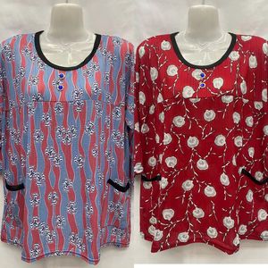 1,46 Dollar Modell ZJY003 Kostenlose Big Mother T-Shirts Loose Fit Casual Cute Top Modest Plus Size Damen blusen mit Farbe - Product Image 6