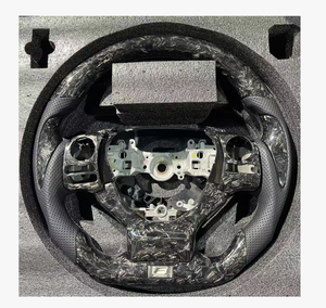 Volante de Cuero y Fibra de Carbono Personalizado de Alta Calidad para <span class=keywords><strong>Lexus</strong></span> GS300 GS430 GS350 GS400 Toyota Aristo 2000-2005 - Product Image 5