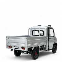 Camionnette électrique compacte HZWC, fabriquée au Shandong, 2 portes, économique, avec benne basculante, autonomie de 101 à 200 km