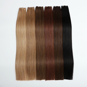 Prezzo all'ingrosso Capelli Umani Europei Grezzi <span class=keywords><strong>Colore</strong></span> <span class=keywords><strong>Biondo</strong></span> <span class=keywords><strong>Platino</strong></span> 60B Trama Super Sottile Genius Extension Invisibili di Capelli Russi - Product Image 6