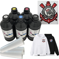 Encre UV pour logo en relief 3D, haute adhérence, résistante aux UV, lavable, durable, en TPU, pour l'impression de logos sur textiles, chaussures, sacs, étiquettes