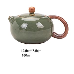 Tetera Premium Secret Glaze Ge Kiln <span class=keywords><strong>Xi</strong></span> Shi, Tetera Individual Filtrada, Tetera de Cerámica Anti-escaldaduras para Preparación Individual de Té Kung Fu en Casa - Product Image 2