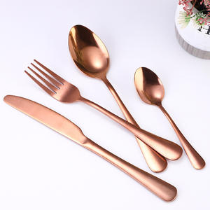 Nouveau Style Offre Spéciale En Acier Inoxydable Couverts Couverts Argenterie <span class=keywords><strong>Fourchette</strong></span> et Couteau Cuillères Avec Boîte-Cadeau Cuisine 24 Pièces Couverts - Product Image 2