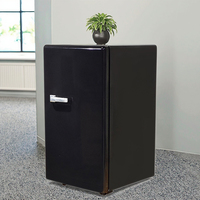 Réfrigérateur commercial personnalisé Meisda SC80H de style rétro, 80L, mini-bar, vitrine réfrigérée, refroidissement direct, électricité