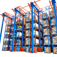 Rak Pallet Heavy Duty untuk Pusat Cross Docking, Rak Penyimpanan Kapasitas Tinggi, Unit Rak Baja Industri untuk Logistik