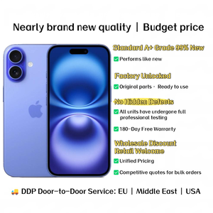 Venta al por Mayor <span class=keywords><strong>de</strong></span> <span class=keywords><strong>iPhone</strong></span> 16 Plus 256GB Ultramarine Desbloqueado, Smartphone con Chip A18, Cámara Dual, USB-C, Envío Rápido, Proveedor Mayorista - Product Image 6