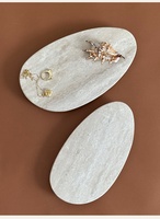 Plateau d'aromathérapie Wabi Sabi SAIDKOCC, porte-bougie, plateau en pierre naturelle de grotte, rangement pour bijoux, décoration de bureau, ornements d'art