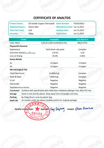 Focusherb สารสกัดจากใบหม่อนสารสกัดจากใบหม่อนสารสกัดจากคลอโรฟิลลิ่งทำจากทองแดง - Product Image 5