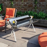 Barbecue solaire gril four torréfacteur support boulanger chauffage Portable extérieur Thermos soleil énergie Camping léger sans gaz gril