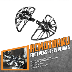 Xe Máy Hành khách chân chốt phía sau chân bàn đạp CNC cắt cho Harley Softail Touring đường trượt Sportster Dyna chất béo cậu bé - Product Image 2