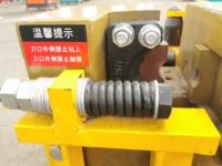Mesin pemotong Rebar otomatis elektrik 40mm, peralatan pengolahan batang baja bulat efisien dengan komponen Motor inti