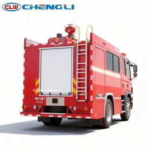 Autocisterna Antincendio SINOTRUK HOWO 8T 4x2 Manuale Euro 4 con Pompa e Avvolgitubo per la Lotta Antincendio nei Parco Industriali - Product Image 4