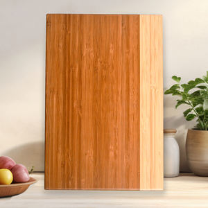 Deep Carbonized Bamboo Wood Cutting Board Kitchen <b>Chopping</b> <b>Block</b> Easy to Clean and Maintain - Product Image 5