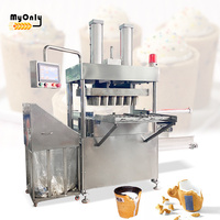 Machine industrielle MY pour cornets à gaufres, tasses à thé comestibles et coupes à biscuits en gaufrette