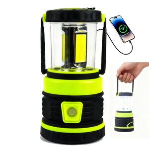 Cắm Trại đèn lồng có thể sạc lại, 4500mAh dẫn đèn lồng cho cúp điện di động cắm trại ánh sáng khẩn cấp đèn lồng cắm trại đèn màu xanh lá cây - Product Image 1